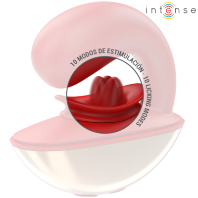 INTENSE - VIBRADOR E ESTIMULADOR MARIAH EM FORMATO U 10 VIBRAÇÕES VERMELHO 13 Embalagem: caixa intense fun caliente. Pt