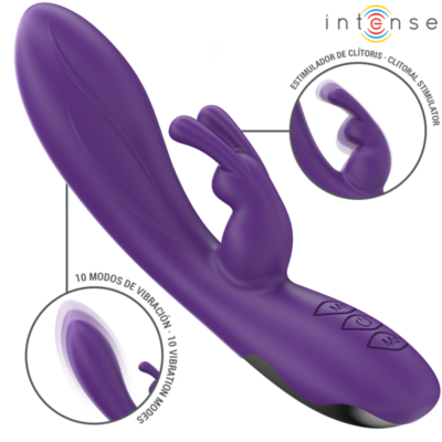 Alternative view of INTENSE - RANDALL RABBIT VIBRADOR 10 VIBRAÇÕES ROXO