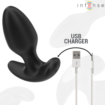 INTENSE - JOEY ANAL PLUG 10 VIBRAÇÕES PRETO CONTROLE REMOTO 12 Embalagem: caixa intense anal toys caliente. Pt