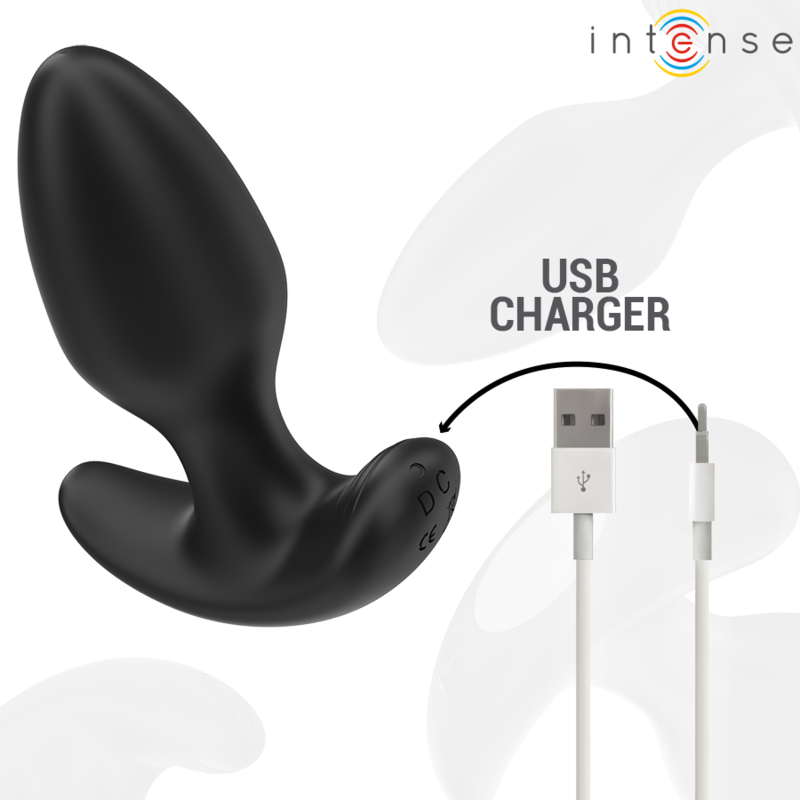INTENSE - JOEY ANAL PLUG 10 VIBRAÇÕES PRETO CONTROLE REMOTO 6 Intense - joey anal plug 10 vibrações preto controle remoto - image 6