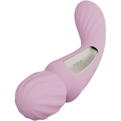 Lelo - vibrador switch wanda dupla estimulação rosa suave lelo caliente. Pt