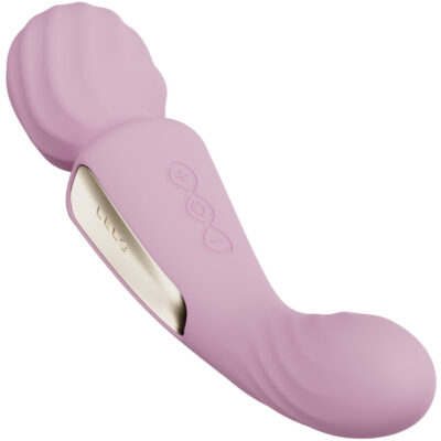 Lelo - vibrador switch wanda dupla estimulação rosa suave lelo caliente. Pt