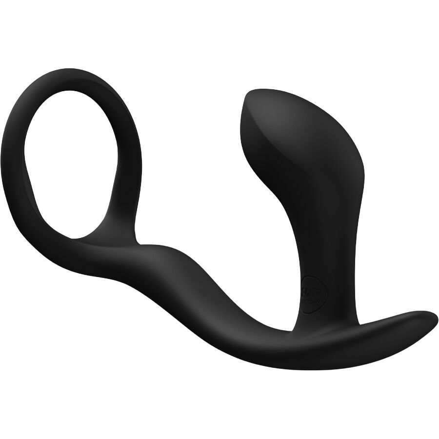 FUN FACTORY - PLUG ANAL COM ANEL DE BOTO PRETO 1 Fun factory - plug anal com anel de boto preto