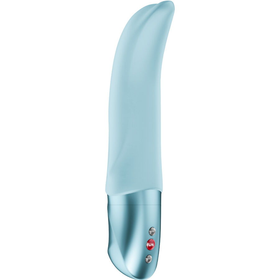 FUN FACTORY - VIBRADOR DIVA DOLPHIN PARA PONTO G, AZUL GELO 1 Fun factory - vibrador diva dolphin para ponto g, azul gelo