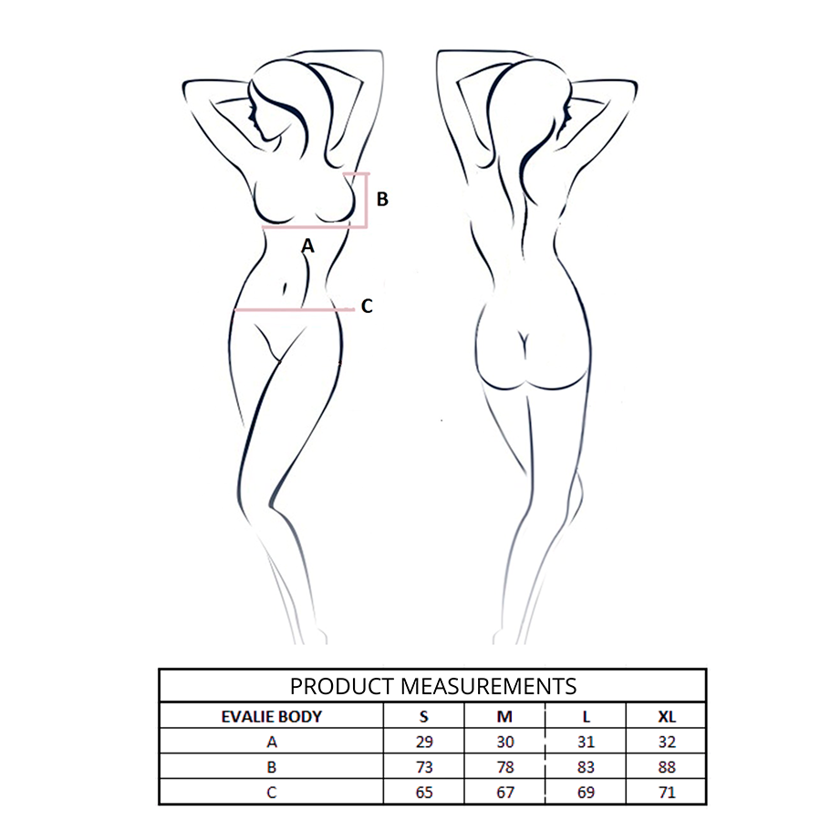 PASSION - EVALIE BODY VERMELHO L/XL 4 Passion - evalie body vermelho l/xl - image 4