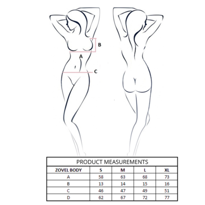 Passion - zovel body rosa claro l/xl passion woman teddies caliente. Pt