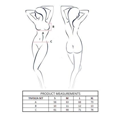 Passion - conjunto de sutiã + tanga tivolea violeta l/xl passion woman sets caliente. Pt