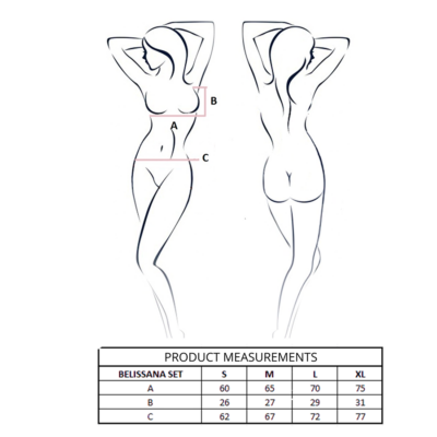 Passion - conjunto de sutiã + tanga belissana violeta l/xl passion woman sets caliente. Pt