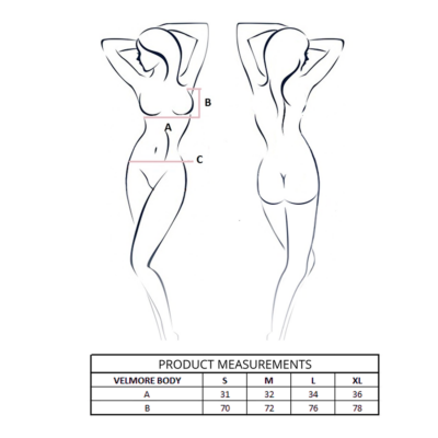 PASSION - VELMORE BODY VIOLET L/XL 7 Passion - velmore body violet l/xl passion woman teddies caliente. Pt