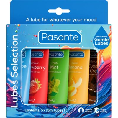 Alternative view of PASANTE - PACK LUBRIFICANTES SABORES SORTIDOS 5 UNIDADES X 15 ML