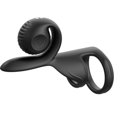 Alternative view of SNAIL VIBE - JOVI COUPLES RING CONTROLE REMOTO PRETO