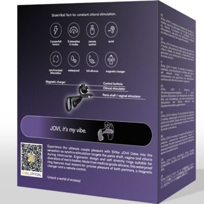 Snail vibe - jovi couples ring controle remoto preto snail vibe caliente. Pt