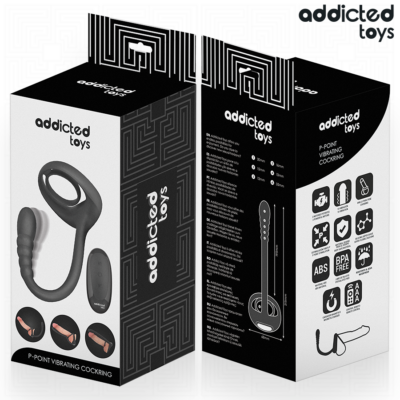 Addicted toys - anel pênico vibrante com controle remoto addicted toys caliente. Pt