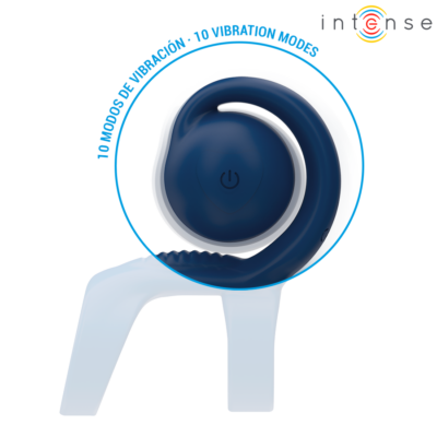 Intense - anel peniano tyson com bola vibratória ø 3,2 cm intense fun caliente. Pt