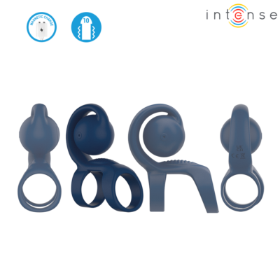 Intense - anel peniano tyson com bola vibratória ø 3,2 cm intense fun caliente. Pt
