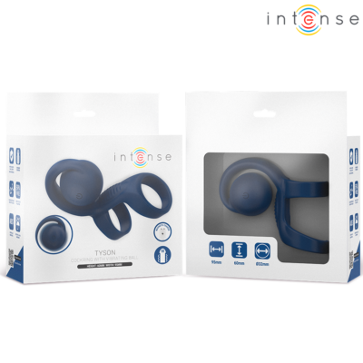 Intense - anel peniano tyson com bola vibratória ø 3,2 cm intense fun caliente. Pt