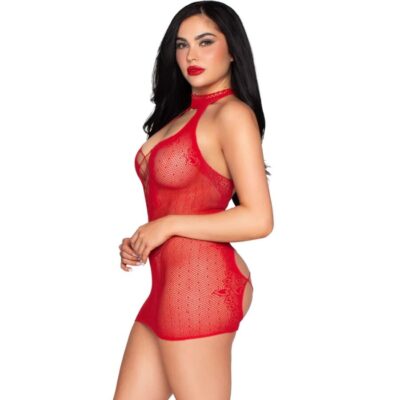 Alternative view of LEG AVENUE - 81675 MINI VESTIDO HALTER VERMELHO - TAMANHO ÚNICO
