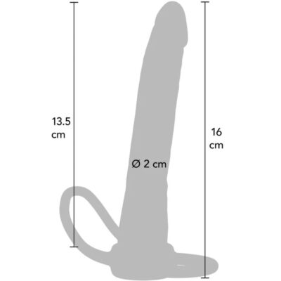 Get real - dupla confusão - penetrador anal de silicone 16 cm get real caliente. Pt