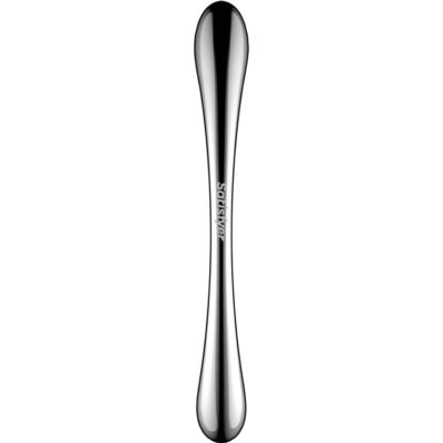 Satisfyer - cosmic crest 1 dildo de aço inoxidável com duas extremidades satisfyer dildo caliente. Pt