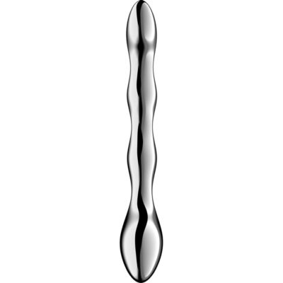 Alternative view of SATISFYER - COSMIC CREST 2 DILDO DE AÇO INOXIDÁVEL COM DUAS EXTREMIDADES
