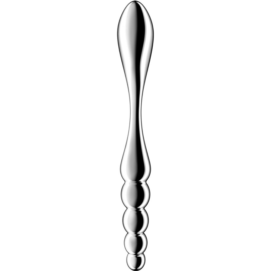 SATISFYER - STAR FORCE 1 DILDO DE AÇO INOXIDÁVEL COM DUAS EXTREMIDADES 2 Satisfyer - star force 1 dildo de aço inoxidável com duas extremidades - image 2
