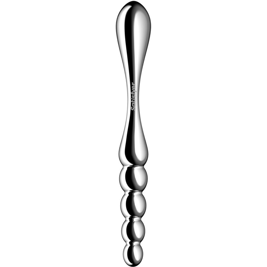 SATISFYER - STAR FORCE 1 DILDO DE AÇO INOXIDÁVEL COM DUAS EXTREMIDADES 4 Satisfyer - star force 1 dildo de aço inoxidável com duas extremidades - image 4