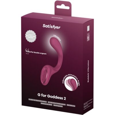 Satisfyer - g for goddess 2 rabbit vibrator bottle bordeaux satisfyer vibrator caliente. Pt