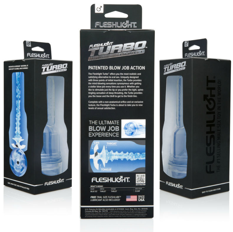FLESHLIGHT - TURBO THRUST AZUL GELO 3 Fleshlight - turbo thrust azul gelo - image 3