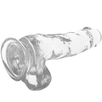 X ray - arnês + dildo transparente com bolas 18. 5 cm -o- 3. 8 cm x ray caliente. Pt