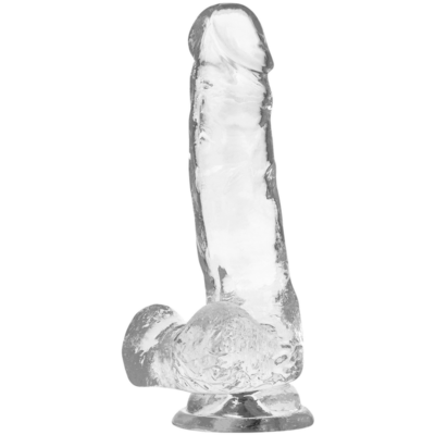 X ray - arnês + dildo transparente com bolas 18. 5 cm -o- 3. 8 cm x ray caliente. Pt