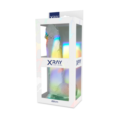 X ray - arnês + dildo com bolas 22 cm -o- 4. 6 cm x ray caliente. Pt