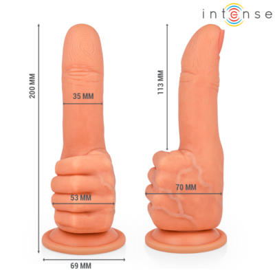 Alternative view of INTENSE - BENDER ESTIMULADOR DE PONTO G MÃO FLEXÍVEL 11,3 CM