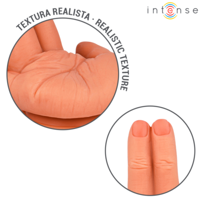 Intense - estimulador de ponto g leela mão flexível 12,6 cm intense fun caliente. Pt