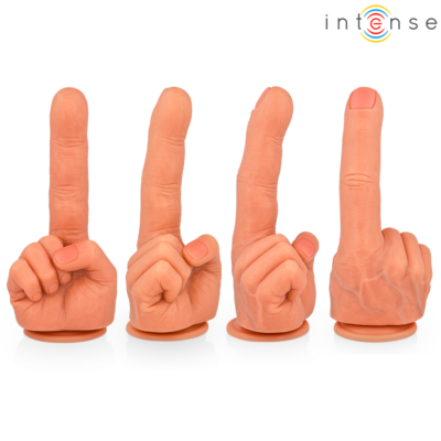 Intense - estimulador de ponto g hubert mão flexível 14,2 cm intense fun caliente. Pt