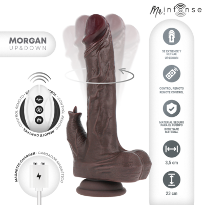 Mr intense - morgan pênis realista com controle remoto 23 cm -o- 3,5 cm mr. Intense caliente. Pt