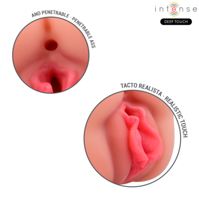 Intense deep touch - masturbador riley com dupla boca e vagina intense deep touch caliente. Pt