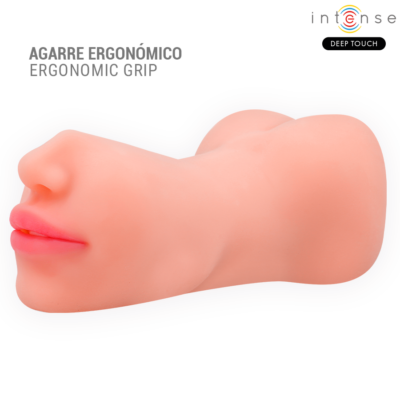 Intense deep touch - masturbador riley com dupla boca e vagina intense deep touch caliente. Pt
