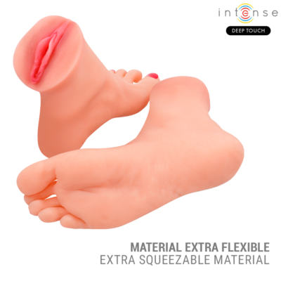 Intense deep touch - gabbie masturbador de duas peças em formato de pé intense deep touch caliente. Pt