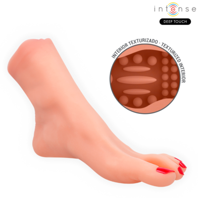 Intense deep touch - gabbie masturbador de duas peças em formato de pé intense deep touch caliente. Pt