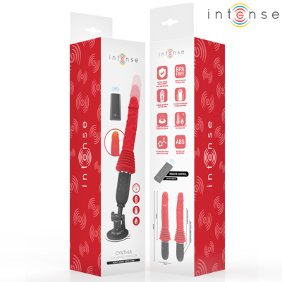 Intense - cynthia vibrador de impulso com controle remoto e aquecimento intense fun caliente. Pt