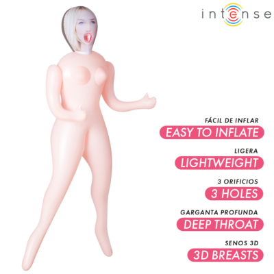 Alternative view of INTENSE DOLLS - INGRID BONECA INFLÁVEL COM TRÊS ORIFÍCIOS