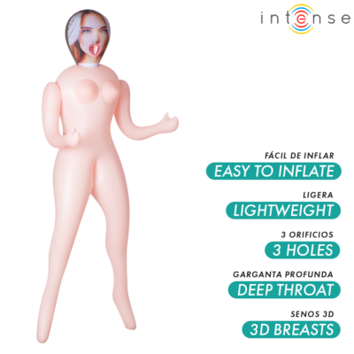 Alternative view of INTENSE DOLLS - NICOLE BONECA INFLÁVEL COM TRÊS ORIFÍCIOS