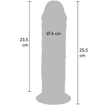 Get real - pênis de tpe deluxe de dupla densidade e espessura, 25,5 cm get real caliente. Pt