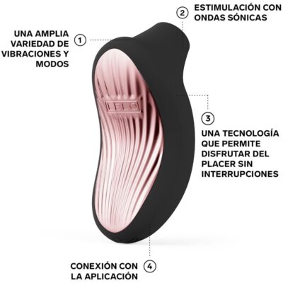 Lelo - sona 3 cruise massageador clitórico sônico preto lelo caliente. Pt