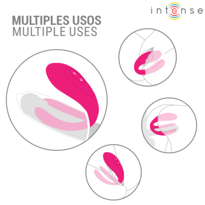 Intense - julia vibrador duplo com controle remoto intense couples toys caliente. Pt