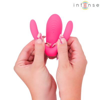 Intense - julia vibrador duplo com controle remoto intense couples toys caliente. Pt