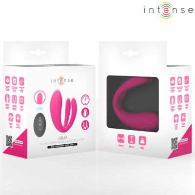 Intense - julia vibrador duplo com controle remoto intense couples toys caliente. Pt