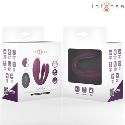 Intense - sandra - estimulador de toque e vibração com controle remoto intense couples toys caliente. Pt