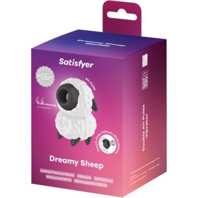 Satisfyer - vibrador e estimulador de pulso de ar em forma de ovelha sonhadora satisfyer air pulse caliente. Pt