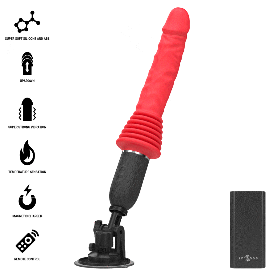 Alternative view of INTENSE - CYNTHIA VIBRADOR DE IMPULSO COM CONTROLE REMOTO E AQUECIMENTO